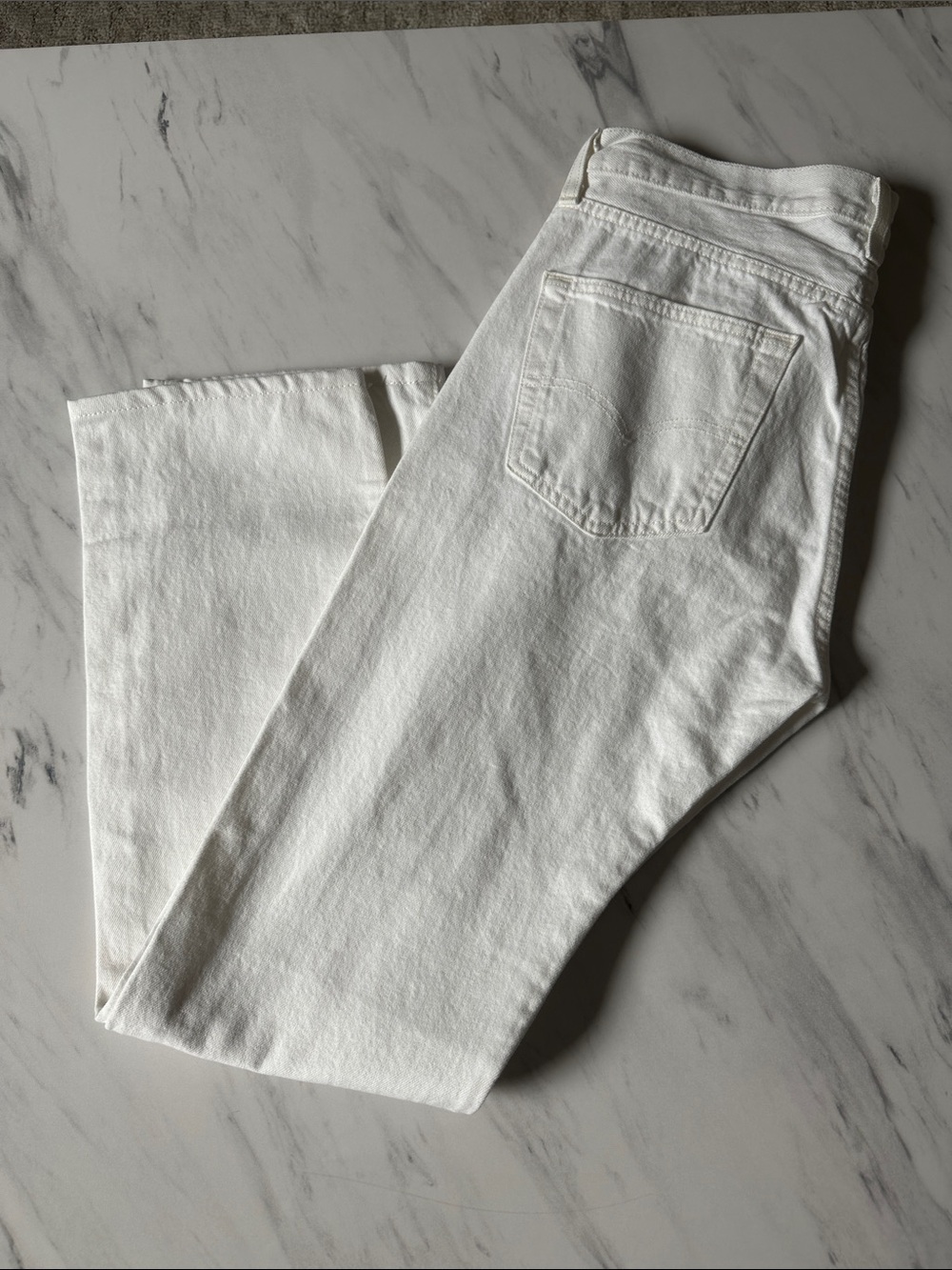 Levi's Straight Leg Men's Jeans - White - Picture 5 of 6